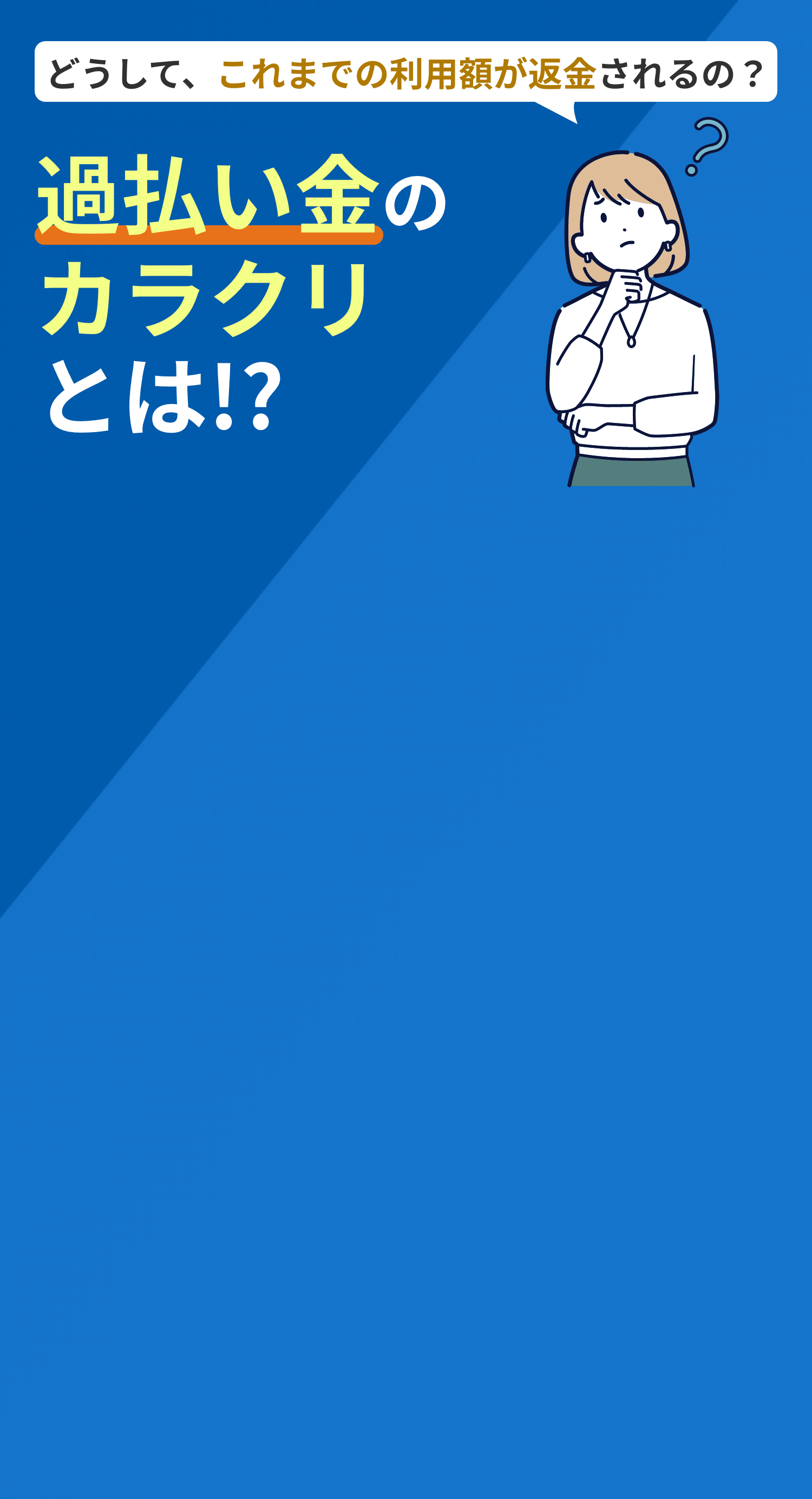 過払い金のからくりとは!?